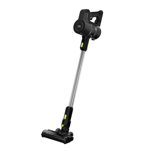 Beko Cordless Vacuum Cleaner - 25.2V Li-ion Battery, 150W DC motor, 550ml dust-bin, Up to 45 min running time, LED Light, 2 Suction mode, 4-5 hours charging - VRT51225VB