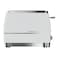 Beko 2 Slice Toaster, 870W, Extra Wide Slot, Defrost, Reheat &amp; Cancel Functions, Variable Browning, Detachable Crumb Tray - TAM8202CR