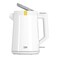 Beko Electric Kettle 1.7L, 2200W, LED warning, Heat storage, Dry-boil Protection, 360-degree rotating base, Water level indicator, Auto Shut-off - WKM4215W