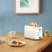 Beko 2 Slice Toaster, 800W, High lift function, Retractable crumb tray, 6 browning levels, Defrost function, Creamy Color. - TAM4220W