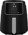 Beko Air Fryer 1500W, 4.7L Gross Capacity, 8 Air Frying Functions, 0-90 min time range, Digital control panel, Aluminum cooking baske - FRL2244B