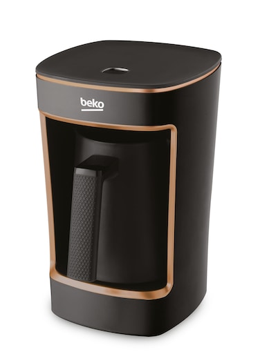 Beko Turkish Coffee Machine, 580W, CookSense2 Technology, One-Touch system, Audio and light warning, Anti Spil, 5 Cups - TKM2341BC