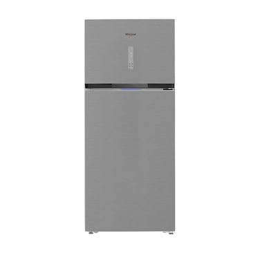 Whirlpool 557L Net Capacity, 78cm, Top Mount Refrigerator, WTMF 786593 XME, Stainless Steel (INOX), 6th Sense, Dual Cooling, 10 Year Compressor Warranty