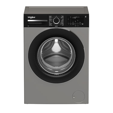 Whirlpool 8kg Front Load Washing machine, WFL08122SSBME, 6th Sense Technology, Steam Refresh, Inverter Motor, 10 Year Warranty, Made in Turkey