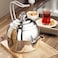 Korkmaz Droppa Tea Pot 2.7L, Stainless Steel Induction Compatible Tea Pot, Silver - KA054