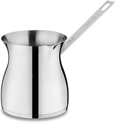 Korkmaz Terra Milkpan 1.0 L, Stainless Steel Milk Pan, Silver - Ka295