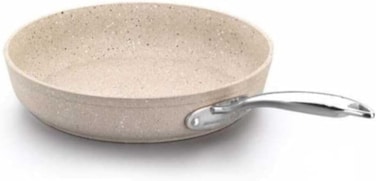 Korkmaz Granita Forged Aluminium Frypan 26X5cm / 2.5L, Non-Stick Granite Coated Frying Pan, Induction Compatible Cookware, Ka1265
