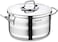 Korkmaz Astra2 Casserole 22X12 cm / 4.35 L, Sandwich Bottom Induction Cooking Pot, Tri-Ply Bottom Stainless Steel Pot Ka2024