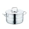 Korkmaz Astra2 Casserole 30x18 / 12.5 L   Induction Pot for Cooking   Turkish Stainless Steel Cookware - KA2028