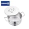Korkmaz Astron Cookware Set 8 Pieces   Stainless Steel Pots and Pans Set   Induction Base Pans Set - 2055