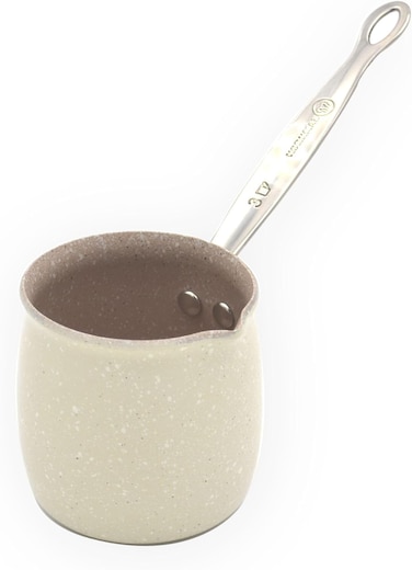 Korkmaz Granita Forged Aluminium Coffee Pot 3 Cups - Non-Stick Granite Coated Turkish Coffee Pot, Ka1239-3