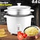 0.6L Mini Rice Cooker 350W Non-Stick Portable Electric Cooker with Keep Warm Function