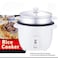 0.6L Mini Rice Cooker 350W Non-Stick Portable Electric Cooker with Keep Warm Function