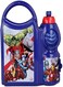 Stor Top Handle Lunch Box With Bottle Sport Combo Set, Multicolour, 400Ml