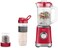 Arzum AR1159 ARZUM MAGICBLEND JUG BLENDER, 500 W motor power, stainless steel, 1200 ml jar, ice-crushing (Red)