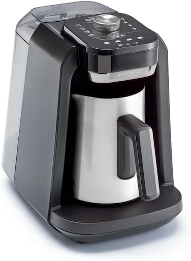 Arzum OKKA Rich Pro Plus, automatic Turkish Coffee maker, Milk Drinks &amp; Different hot beverages maker,Stainless still Pot (With Water Tank)-OK0038-0554 - Chrome,Capuccino,1 year Manufacturing Warranty