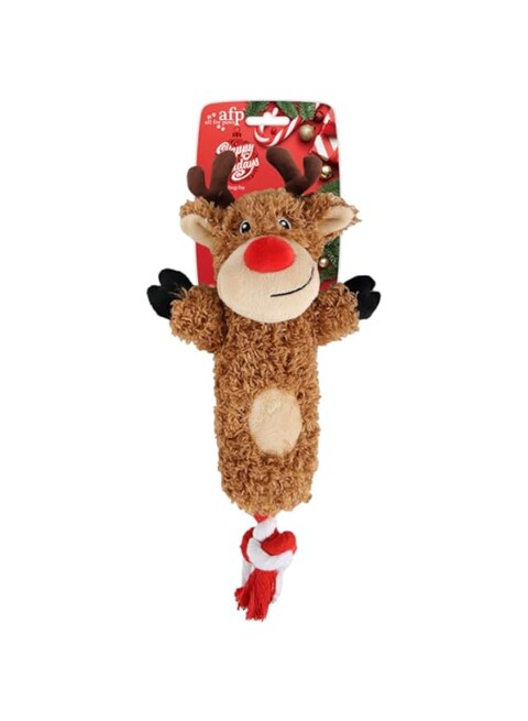 All For Paws Merry Tug &amp; Fetch - Reindeer