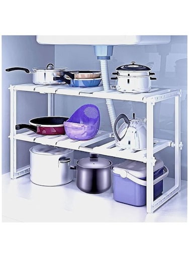 Dubai Gallery 2 Tiers Expandable Stainless Steel Kitchen Storage AMZ-ZBCDC7D67518880C69D14Z