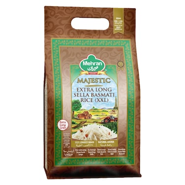Mehran Majestic Extra Long Sella Basmati Rice, 5kg