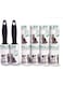 Blinggo Lint Roller Portable Pet Hair Remover Kit, 2 Black Sticky Roller with 10 Refills, 600 Sheets, for Furniture Bedding Clothing Car Seat