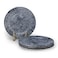 Edessa Ceramic Ginko 27Cm Round Dinner Plate, Multicolor (Set of 4)