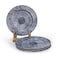 Edessa Ceramic Ginko 20Cm Dessert Plate, Multicolor (Set of 4)