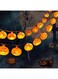 20 LED Pumpkin String Lights, 9 Ft, 2 Modes, Battery Operated, for Halloween, Thanksgiving, Christmas Decorations, Indoor/Outdoor