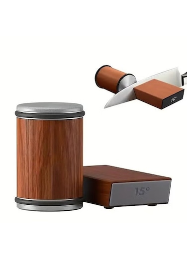 Rolling Knife Sharpener, Rolling Knife Sharpening System for Kitchen Knives, Offers 15 &amp; 20 Degree Sharpening, Knife Sharpening Tool for Straight Edge for Steel of any hardness 2024