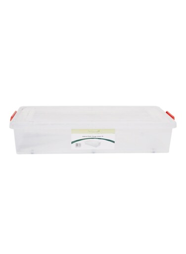 Plastic Underbed Storage W/Wheel White