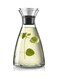 1600 ML Borosilicate Glass Water Carafe with Stainless Steel Flow Lid clear