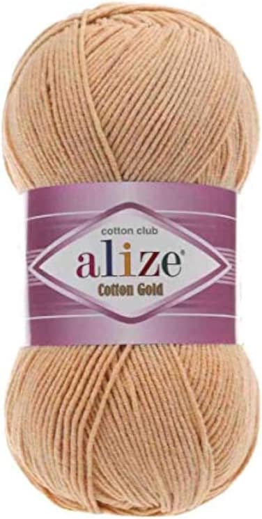 Alize Cotton Gold Hand Knitting Yarn (Dusty Powder No. 446)