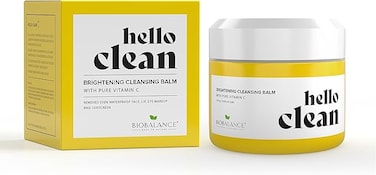 BioBalance Hello Clean Brightening Cleansing Balm with Pure Vitamin C, 100 ml