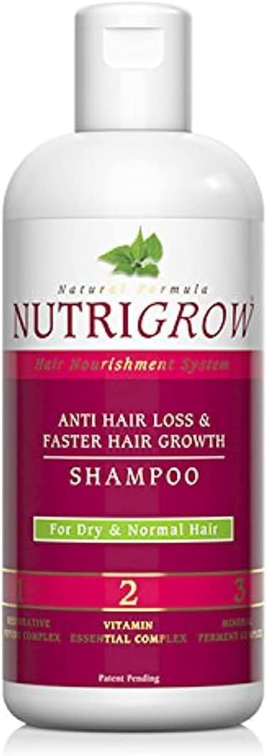 NutriGrow Anti Hair Loss &amp; Faster Hair Growth Shampoo, For Dry and Normal Hair, 300 ml