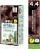 NEVA Naturalis Permanent Hair Color, Vegan,100% Gray Coverage, Organic, No Harmful Chemicals, Ammonia Free, Long-Lasting - CHESTNUT BROWN - 4.4