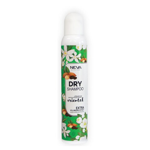Neva Styling Dry Shampoo Extra Volumizing Effect Oriental Coffee, Almond, Jasmine, Orange &amp; Blossom, 200ml