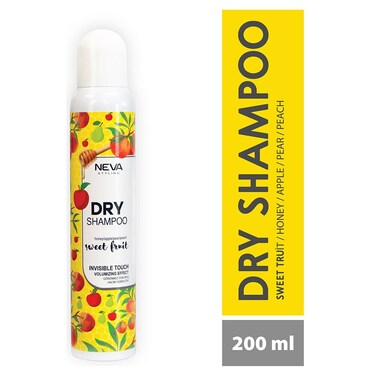 Neva Styling Dry Shampoo Invisible Touch Volumizing Effect Sweet Fruit Honey, Apple, Pear &amp; Peach, 200ml