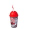 Herevin 340ml Speed Racer Printed Kids Tumbler with Straw - Multicolor BPA-Free PP Sipper Cup with Lid