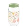 Herevin 1 Liter Glass Spice Jar with Decorative PP Green Lid Botanic, Transparent