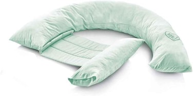 Babyjem Back Support Pregnant And Breastfeeding Pillow Green
