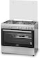 Wolf Power Freestanding 90X60 Cm Gas Cooking Range, 5 Gas Burners, Cast Iron Pan Support, Auto Ignition, Stainless Steel, Wcr950Ci
