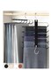 Magic Pants Hangers Space Saving Closet Hangers 5 Layers 2 Uses Multi Functional Pants Rack   Solid Metal &amp; Wood Heavy Duty Wardrobe Organizer Racks for Clothes Trousers ( 2-Pack Black)