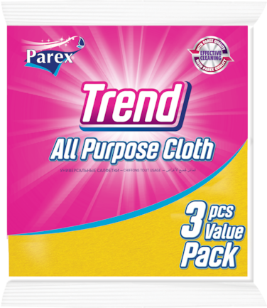 TREND CLEANING CLOTH 3 PIECES VALUE PACK
( 38cm x 30cm )