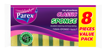 PAREX SPONGE  GREEN VALUE 8 PIECES
