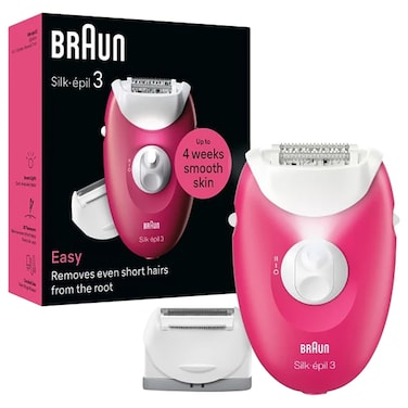 Braun Silk&middot;EPIL 3 Epilator SE3032 pink