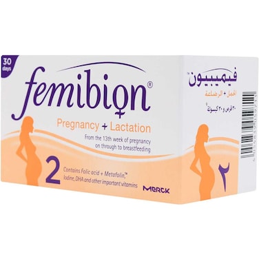 Femibion 2 Tablets 30 Tablets + Capsules, 30 Tablets
