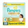 Pampers Ultimate Comfort Taped Diapers, Size 4, 9-14kg, Lotion Infused With Aloe Vera And Vitamin E, X1000leak Locks Technology For Leakage Protection, Giant Pack, 132 Count