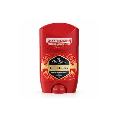 Old Spice Epic Legend Deodorant Stick 50ml Bourbon Vanilla Scent 24/7 Freshness