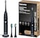Beurer SC 50 Midnight Ink   Electric Toothbrush with 5 Cleaning Modes   80,000 Vibrations   Time Display   Includes 2 Replacement Toothbrush Heads   German Engineering   3-Year Guarantee