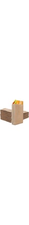 KASTWAVE 50 Pcs Kraft Brown Paper Bags - Small Kraft Brown Paper Bags for Packing Lunch - Blank Kraft Brown Paper Bags for Arts &amp; Crafts Projects (18 * 10 * 5.5 cm)