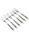 RK Stainless Steeltea Fork 6 Piece Set, Red, RK0079, Tea Fork   Sip Fork   Beverage Fork   Bite Fork